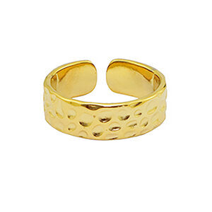 BOHO Hammered Dots Ring