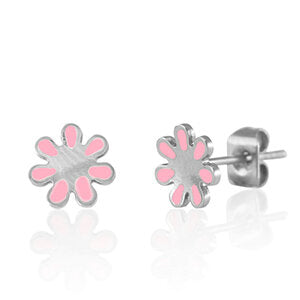 Blumen Ohrstecker 8mm