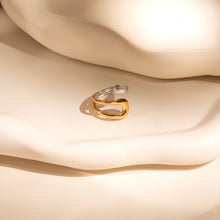 Laden Sie das Bild in den Galerie-Viewer, FLOW Bicolor Ring