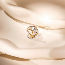 Laden Sie das Bild in den Galerie-Viewer, SWIRL Bicolor Ring