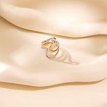 Laden Sie das Bild in den Galerie-Viewer, SWIRL Bicolor Ring