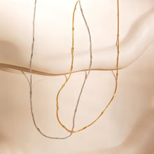 Laden Sie das Bild in den Galerie-Viewer, SUPERFEINE 1mm Kette mit Struktur