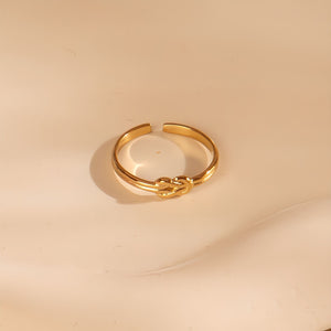 Größenverstellbarer KNOT Ring