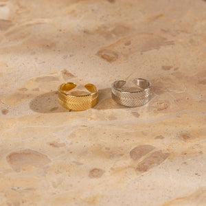 BOHO Hammered Sheet Ring
