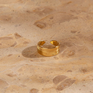 BOHO Hammered Sheet Ring