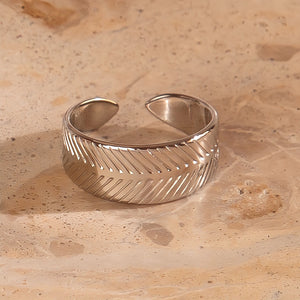 BOHO Hammered Sheet Ring