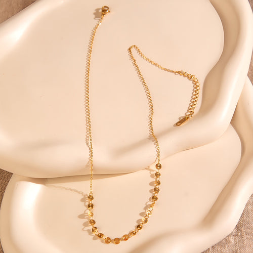 Feine Dots Kette 45 cm + 5 cm Verlängerung
