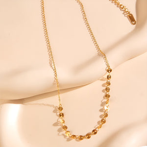 Feine Dots Kette 45 cm + 5 cm Verlängerung