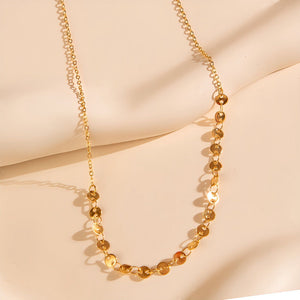 Feine Dots Kette 45 cm + 5 cm Verlängerung