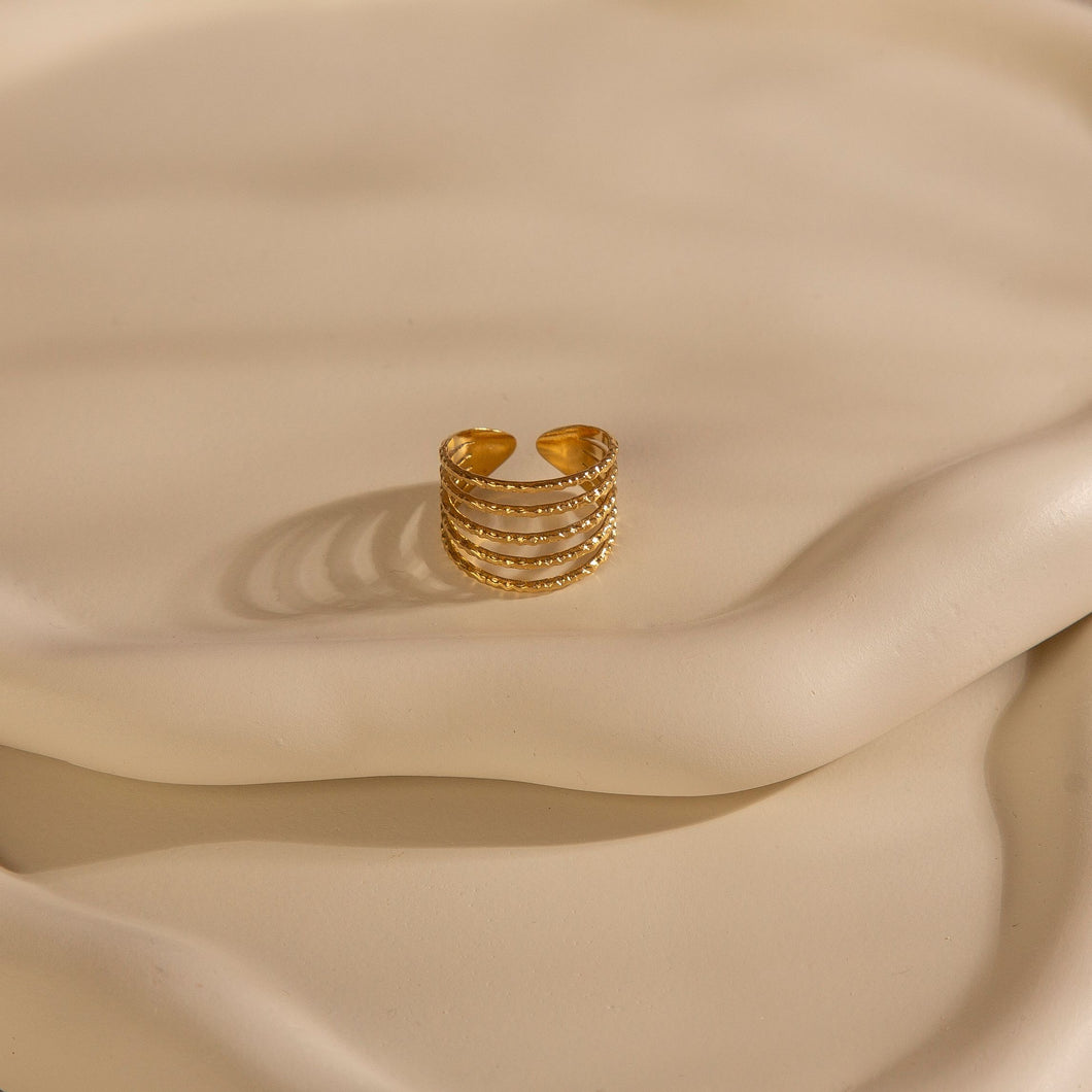 Größenverstellbarer BOHO Ring