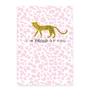 Karte "proud of you"