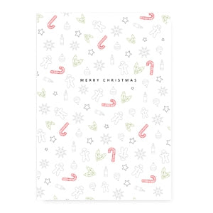 Karte "Merry Christmas"