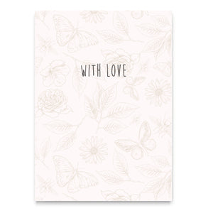Karte "With love"