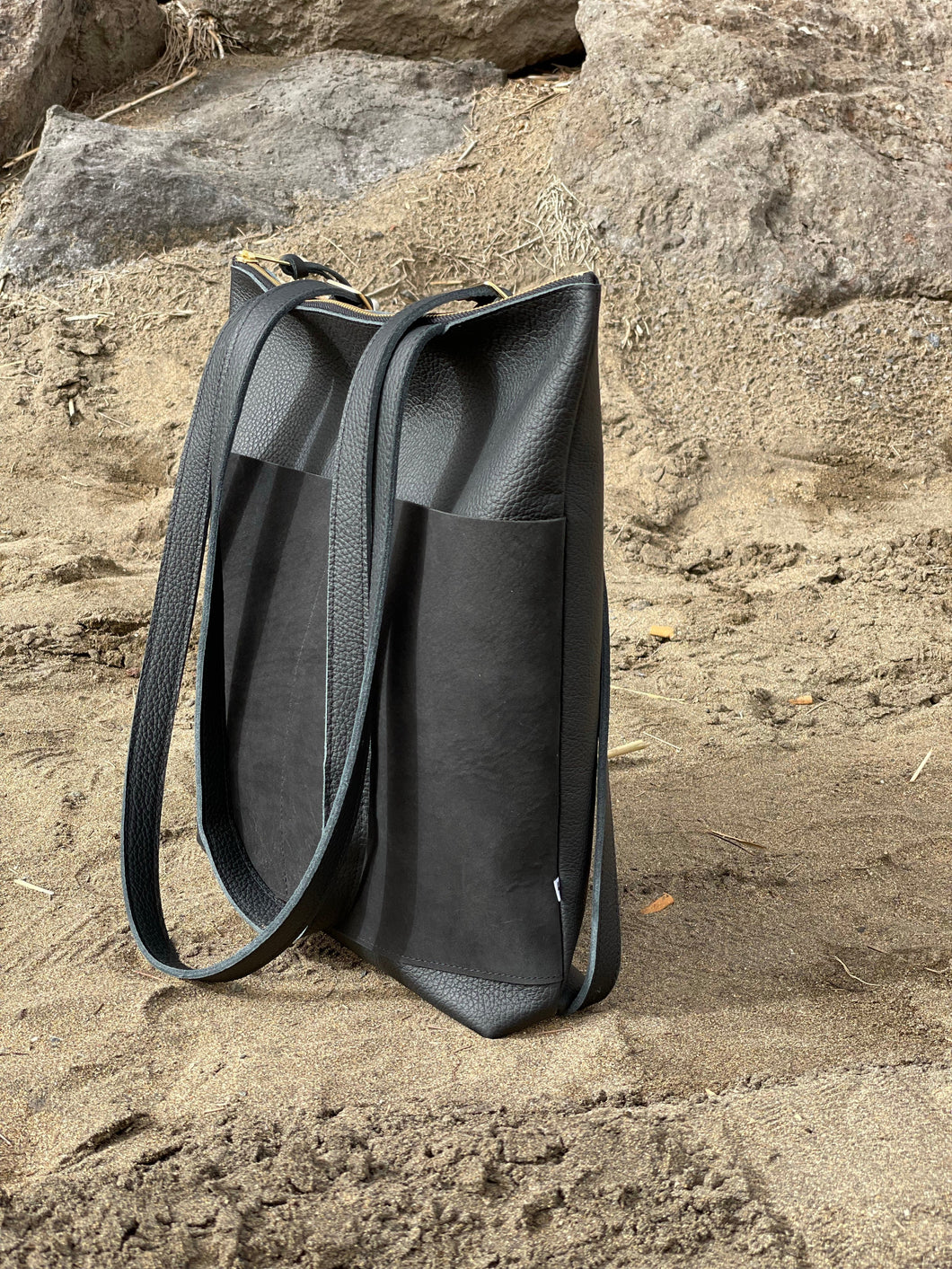 Quinn - Neue Leder Rucksacktasche
