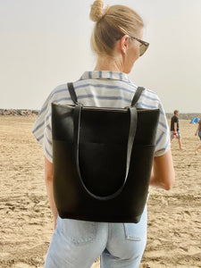 Quinn - Neue Leder Rucksacktasche