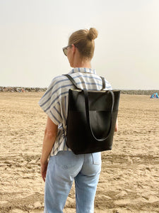 Quinn - Neue Leder Rucksacktasche