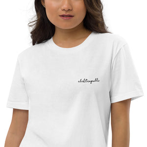 ELEKTROPULLI T-Shirt-Kleid aus organischer Baumwolle