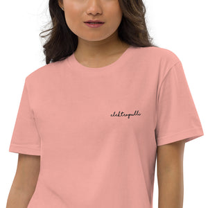 ELEKTROPULLI T-Shirt-Kleid aus organischer Baumwolle