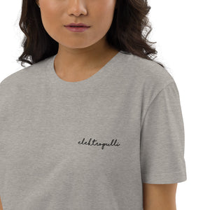 ELEKTROPULLI T-Shirt-Kleid aus organischer Baumwolle