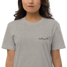 Laden Sie das Bild in den Galerie-Viewer, ELEKTROPULLI T-Shirt-Kleid aus organischer Baumwolle