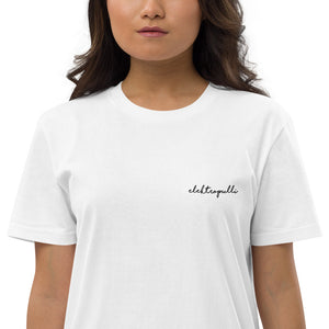 ELEKTROPULLI T-Shirt-Kleid aus organischer Baumwolle