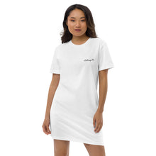 Laden Sie das Bild in den Galerie-Viewer, ELEKTROPULLI T-Shirt-Kleid aus organischer Baumwolle